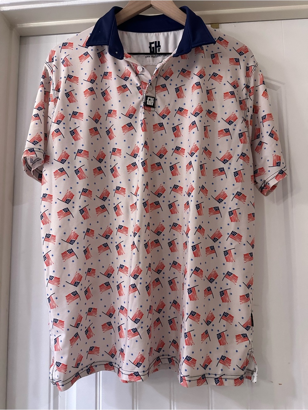 Greater Half men’s golf polo size Large